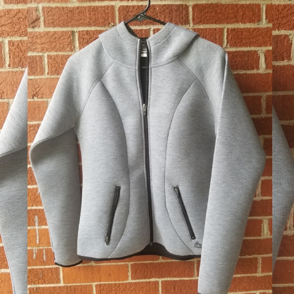 RBX Gray Zip-Up Hoodie/Jacket Small Activewear